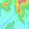Carte topographique Gothos, altitude, relief