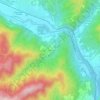 Carte topographique Gioviano, altitude, relief
