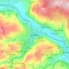 Carte topographique Keighley, altitude, relief