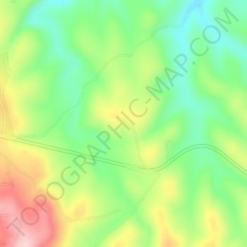 Carte topographique Al Sir, altitude, relief