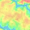 Carte topographique Croix Rouge, altitude, relief