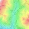 Carte topographique Chambran, altitude, relief