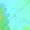 Carte topographique บ้านปง, altitude, relief
