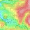 Carte topographique Escherode, altitude, relief