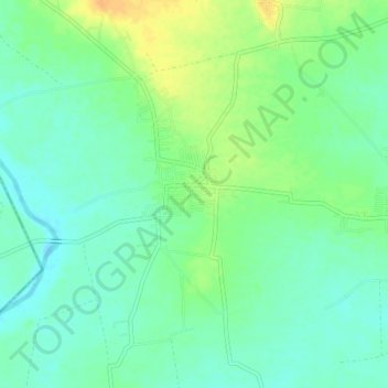 Carte topographique Dattawad, altitude, relief