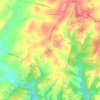 Carte topographique Shipley, altitude, relief