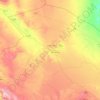 Carte topographique منطقة الجوف, altitude, relief