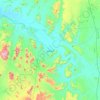 Carte topographique Mneeshir, altitude, relief