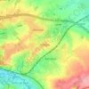 Carte topographique Termaar, altitude, relief