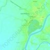 Carte topographique Santo Cristo, altitude, relief