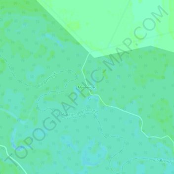 Carte topographique Montevideo, altitude, relief