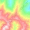 Carte topographique Aere, altitude, relief