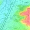 Carte topographique Kersbach, altitude, relief