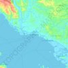 Carte topographique Calbayog, altitude, relief