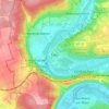 Carte topographique Fahr, altitude, relief
