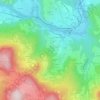 Carte topographique Daveyne, altitude, relief