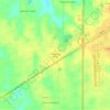 Carte topographique Whispering Pines, altitude, relief