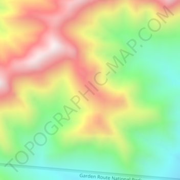 Carte topographique Formosa Nature Reserve, altitude, relief