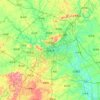 Carte topographique Zigong, altitude, relief