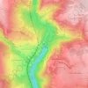 Carte topographique Barrage, altitude, relief