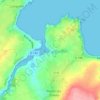 Carte topographique Sainte-Barbe, altitude, relief