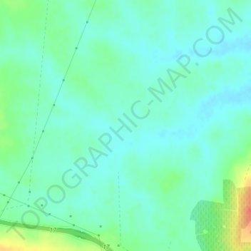 Carte topographique Montana, altitude, relief