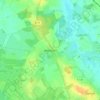 Carte topographique Wehldorf, altitude, relief
