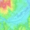 Carte topographique Gage, altitude, relief