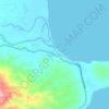 Carte topographique Manorigao, altitude, relief