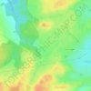 Carte topographique La Ribaudière, altitude, relief