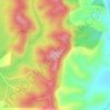 Carte topographique Yarra Ridge, altitude, relief