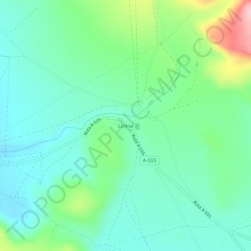 Carte topographique Lirima, altitude, relief
