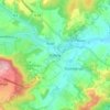 Carte topographique Rolling, altitude, relief