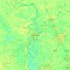 Carte topographique Nabadwip, altitude, relief