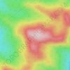 Carte topographique Hamilton Mountain, altitude, relief