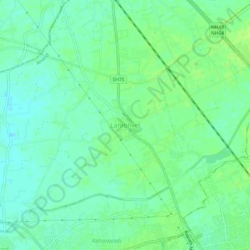 Carte topographique Lambhvel, altitude, relief