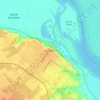 Carte topographique San Pedro, altitude, relief