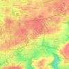 Carte topographique Kerzouric, altitude, relief