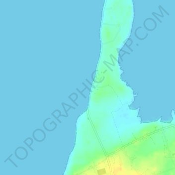 Carte topographique Cromane, altitude, relief