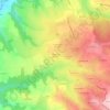 Carte topographique Le Bouchet du Bas, altitude, relief