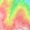 Carte topographique Marny, altitude, relief