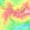 Carte topographique Ca' del Re, altitude, relief