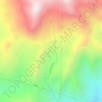 Carte topographique Dopo, altitude, relief