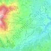 Carte topographique Messimy, altitude, relief