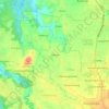 Carte topographique Cihowe, altitude, relief