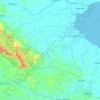 Carte topographique Tebing Tinggi, altitude, relief
