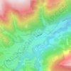 Carte topographique Disentis, altitude, relief