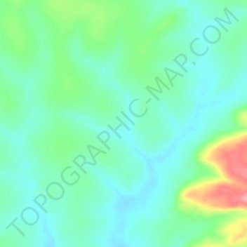 Carte topographique Machu, altitude, relief