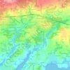 Carte topographique Veniec, altitude, relief