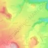 Carte topographique Ussel, altitude, relief